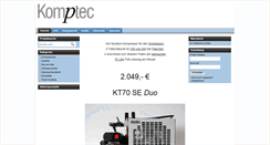 Desktop Screenshot of komptec.de